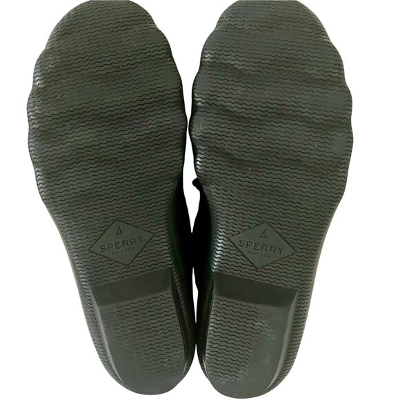 Sperry Womens Saltwater Wool Tweed Duck Boots Size 6.5 M Preppy Hunting Outdoor - Picture 6 of 10